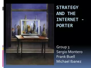 Strategy and the internet - porter