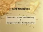 Land Navigation