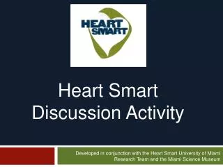 Heart Smart Discussion Activity