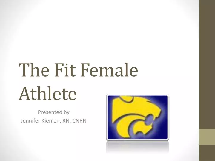 the fit female athlete