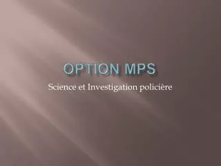 option mps