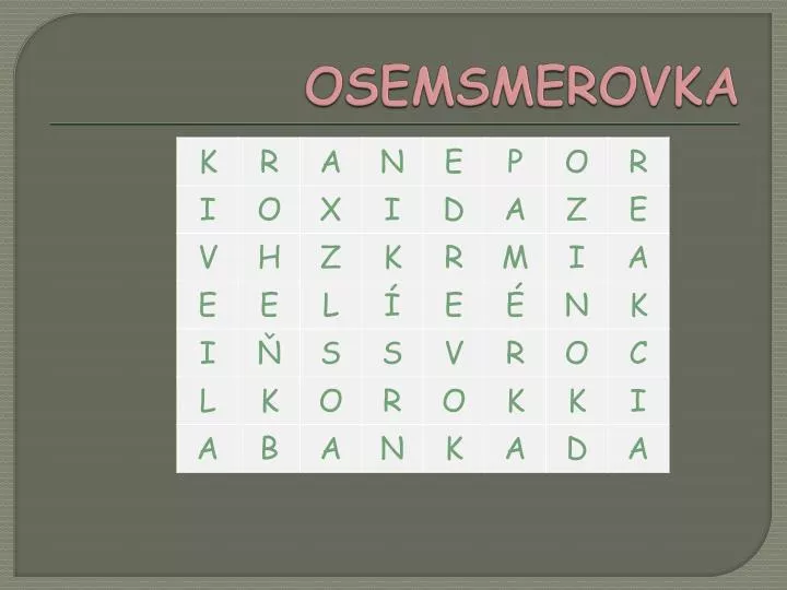 osemsmerovka