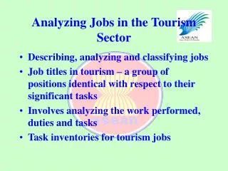 Analyzing Jobs in the Tourism Sector