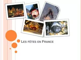 les f tes en france