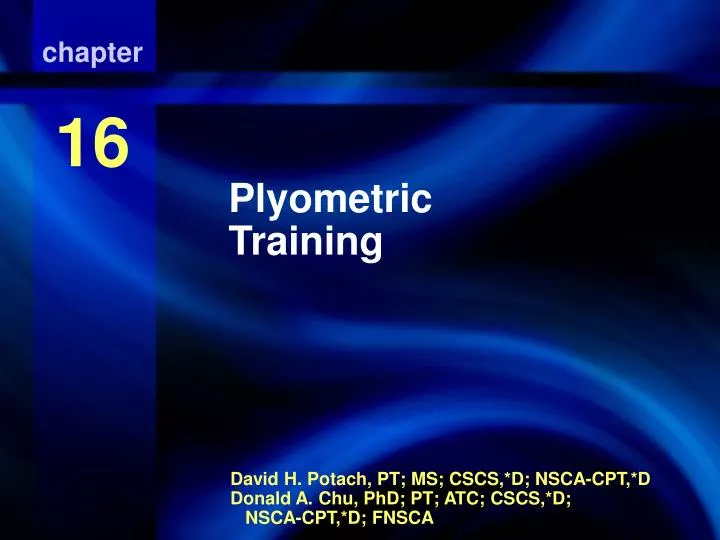 plyometric training