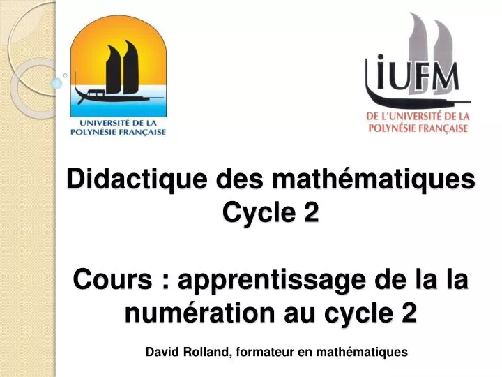 didactique des math matiques cycle 2 cours apprentissage de la la num ration au cycle 2