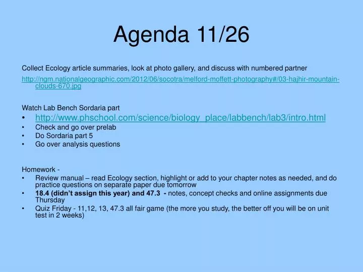 agenda 11 26