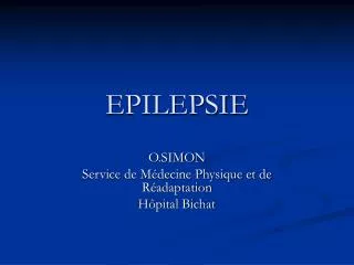 epilepsie