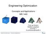 Engineering Optimization - slide 1