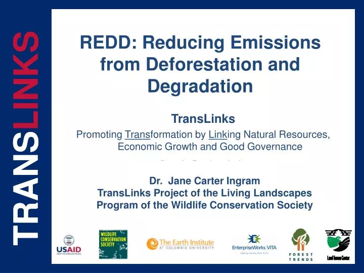 redd reducing emissions from deforestation and degradation