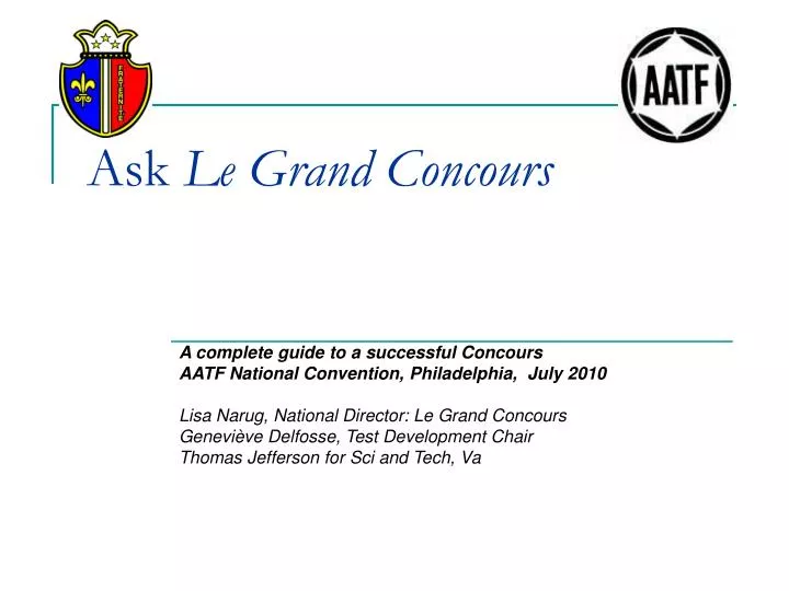 ask le grand concours