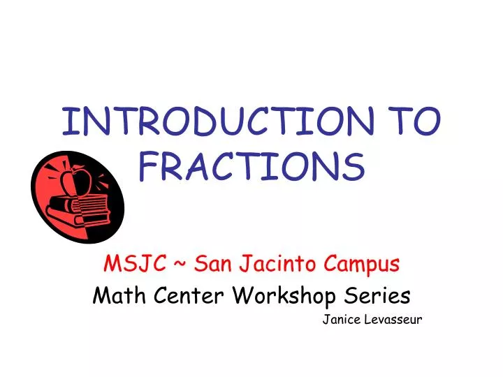 introduction to fractions