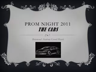 Cars of the Briarwood Prom