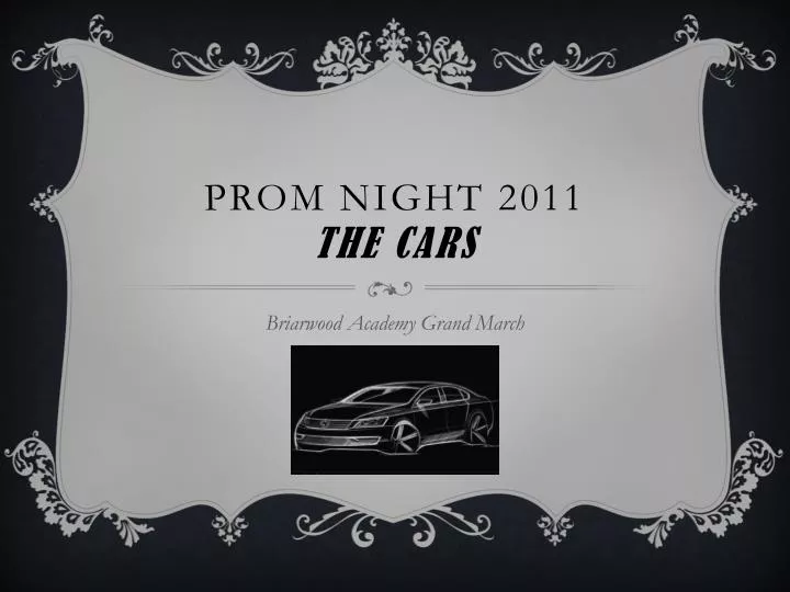 prom night 2011 the cars