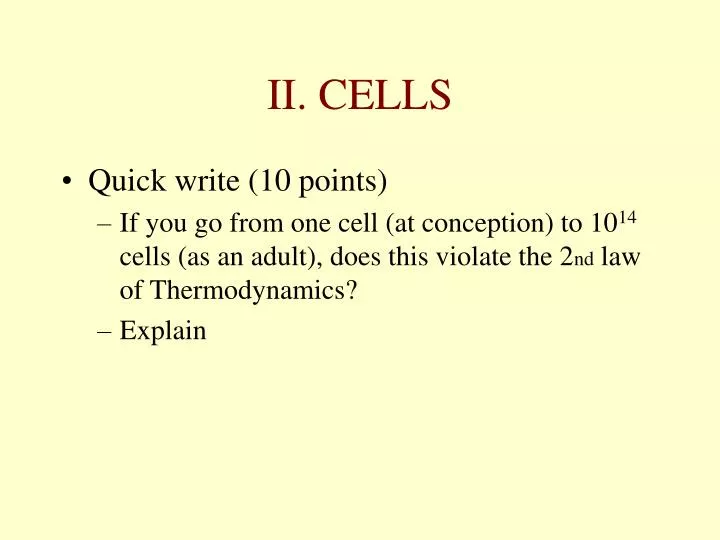 ii cells