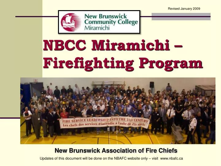 nbcc miramichi firefighting program