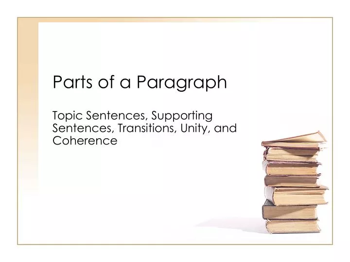 parts of a paragraph