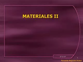 materiales ii