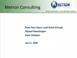Metron Consulting