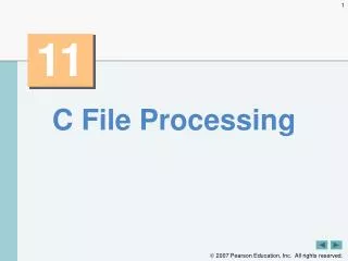C File Processing