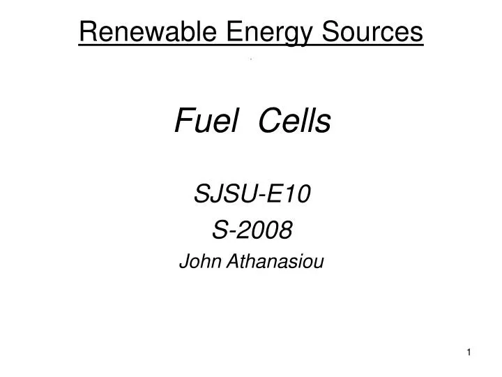 renewable energy sources