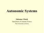 Autonomic Systems - slide 1