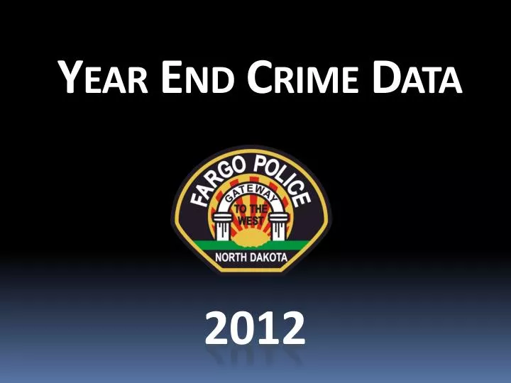 year end crime data