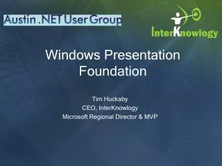 windows presentation foundation