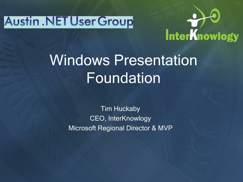 PPT - Windows Presentation Foundation PowerPoint Presentation, free ...
