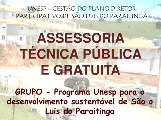 assessoria t cnica p blica e gratuita