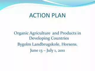 ACTION PLAN