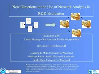 New Directions in the Use of Network Analysis in R&amp;D Evaluation