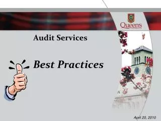 Audit Services Best Practices