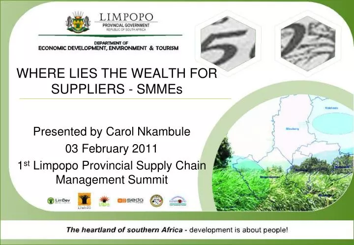 where lies the wealth for suppliers smmes