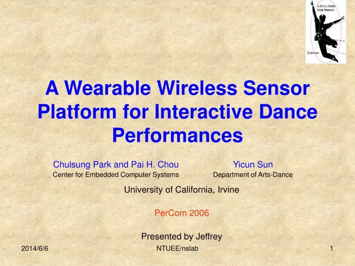 a wearable wireless sensor platform for interactive dance performances