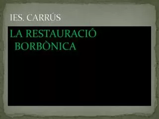 IES. CARRÚS