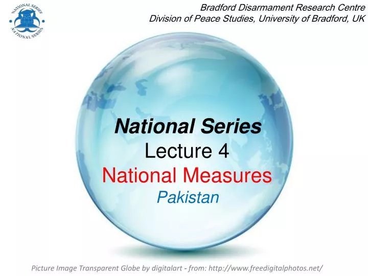 national series lecture 4 national measures pakistan