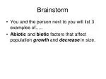 Brainstorm - slide 1