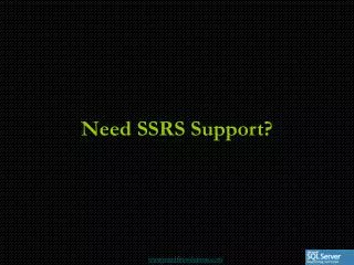 sql server reporting service (ssrs) development
