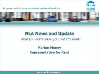 NLA News and Update What you didn’t know you need to know!