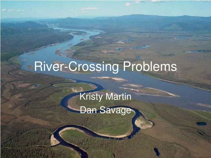 river crossing problems