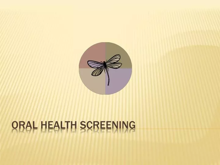 oral health screening