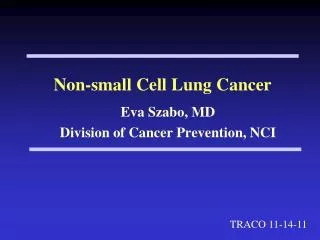 Non-small Cell Lung Cancer