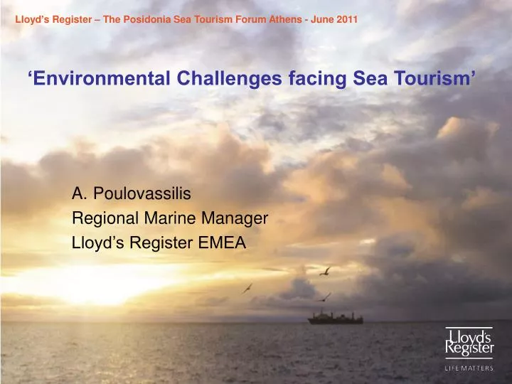 environmental challenges facing sea tourism
