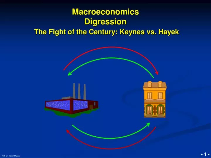 macroeconomics digression the fight of the century keynes vs hayek