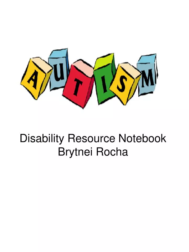 disability resource notebook brytnei rocha