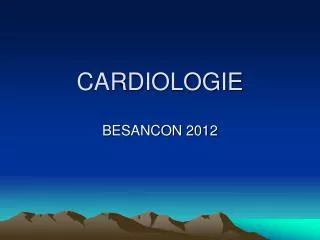 cardiologie