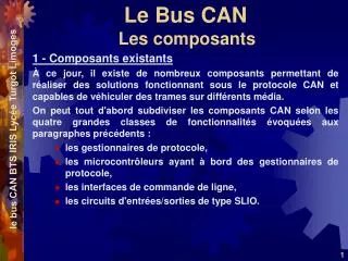 les composants
