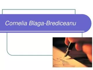 Cornelia Blaga-Brediceanu