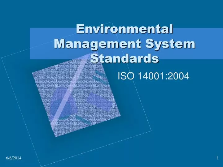 environmental management system standards